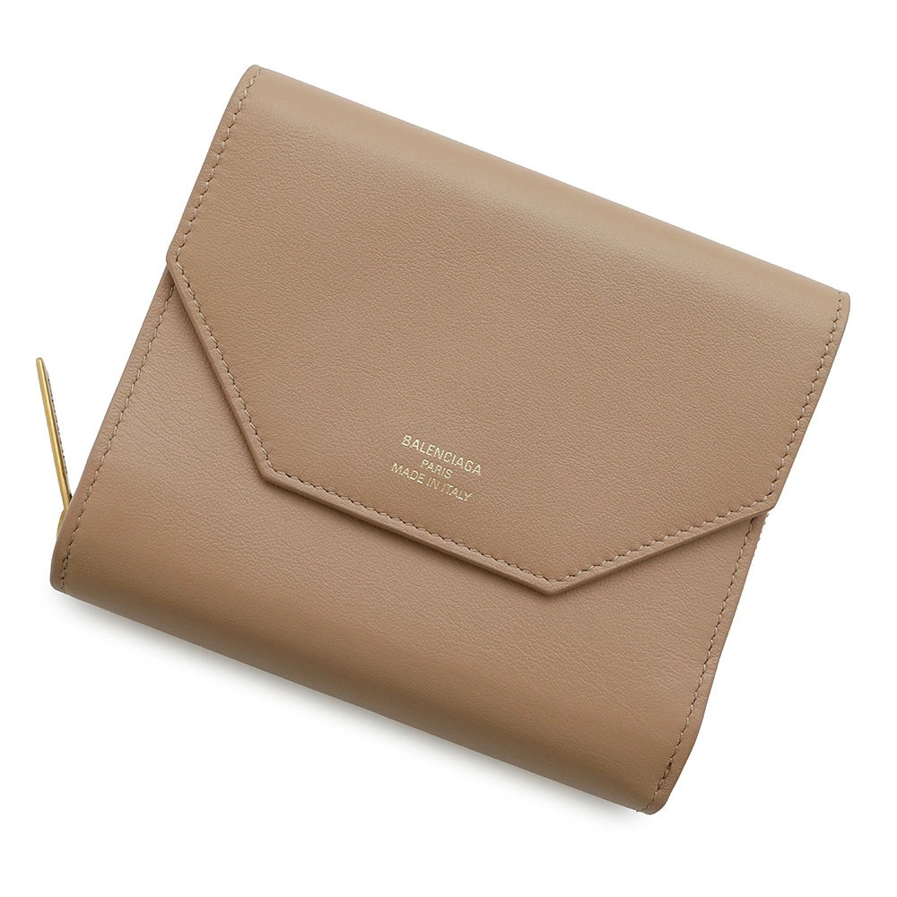 Balenciaga Tri fold Wallet ENVELOPE Flap Compact